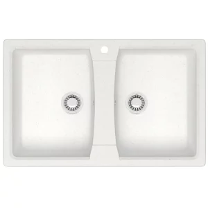 Мойка кухонная Azario Elmas 78х50 Белый CS00078330