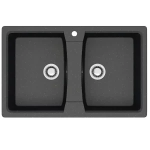 Мойка кухонная Azario Elmas 78х50 Черный CS00078333