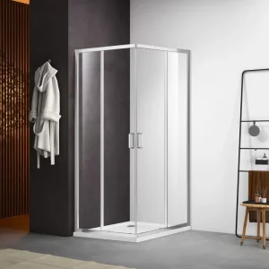 Душевой уголок Aquatek Ari 90х90 Хром / Прозрачное AQ ARI KV09020CH