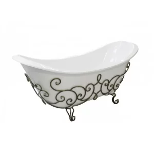 Кованая подставка для ванны Эстет Скарлет Патина ФР-00001481