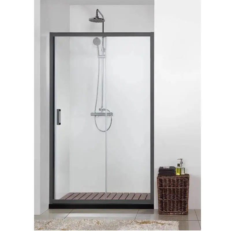 Душевая дверь Aquatek Ari 120 Черный / Прозрачное AQ ARI RA 12020BL Душевая дверь Aquatek Ari 120 Черный / Прозрачное AQ ARI RA 12020BL