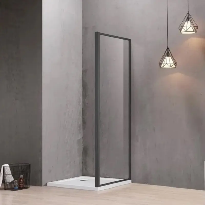 Душевая стенка Aquatek Ari 90 Черный / Прозрачное AQ ARI WA 09020BL Душевая стенка Aquatek Ari 90 Черный / Прозрачное AQ ARI WA 09020BL