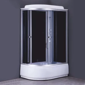 Душевая кабина Comforty 302 120х80 правая Хром / Тонированное 302R