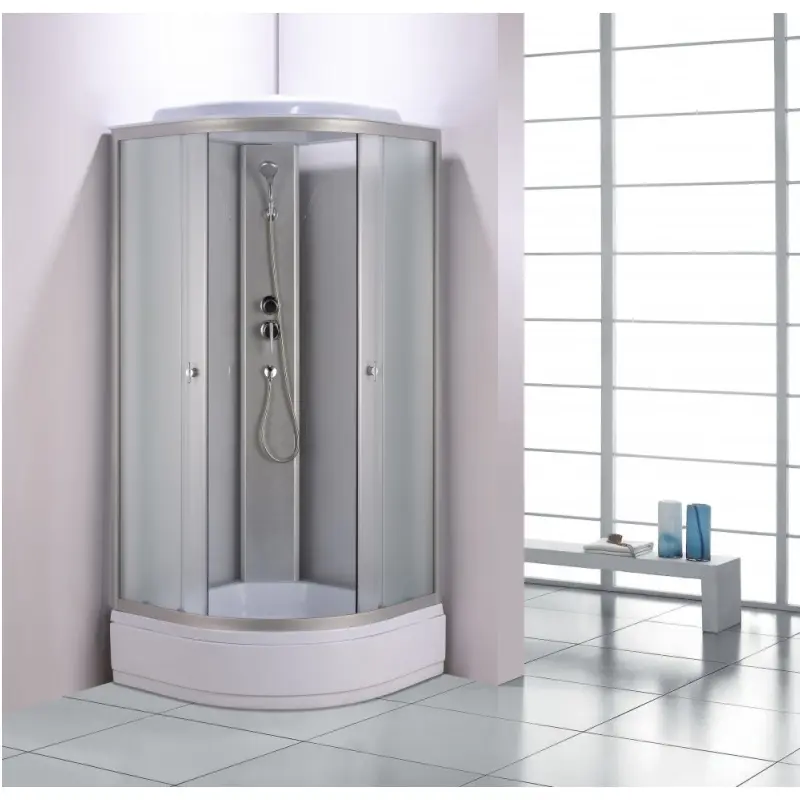 Душевая кабина Водный мир 90х90 ,Хром / Матовое, Низкий поддон Душевая кабина Водный мир 90х90 ,Хром / Матовое, Низкий поддон