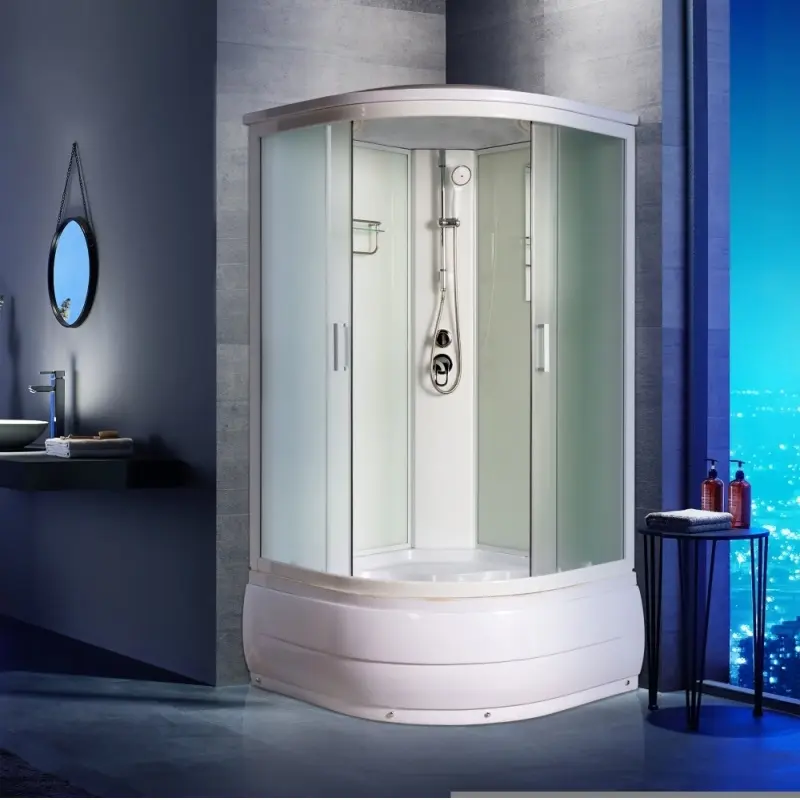 Душевая кабина Водный мир 100х100 Белый / Матовое высокий поддон ВМ8611 100 Душевая кабина Водный мир 100х100 Белый / Матовое высокий поддон ВМ8611 100