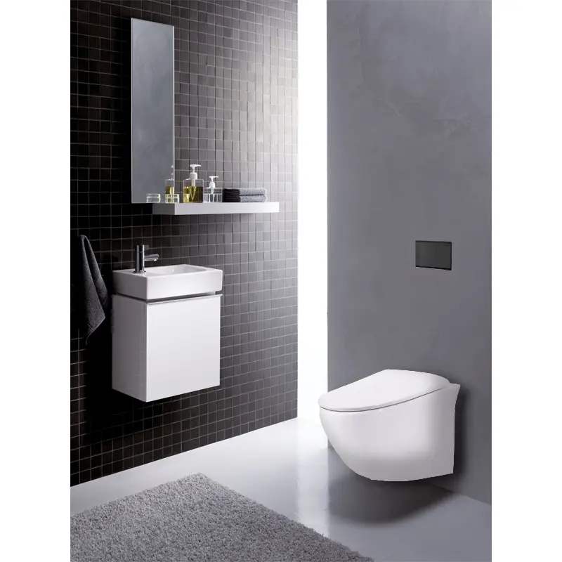 Унитаз подвесной Azario Deva + с сиденьем Белый AZ-2117 Унитаз подвесной Azario Deva + с сиденьем Белый AZ-2117 — изображение 2