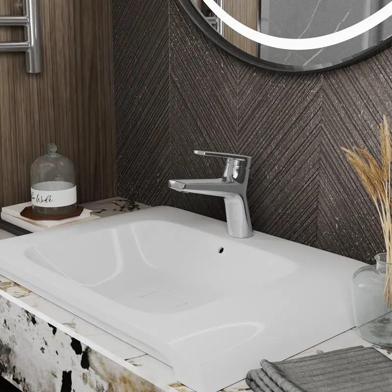 Смеситель для раковины D&K Bayern.Furth Хром глянцевый DA1522101 Смеситель для раковины D&K Bayern.Furth Хром глянцевый DA1522101 — изображение 2