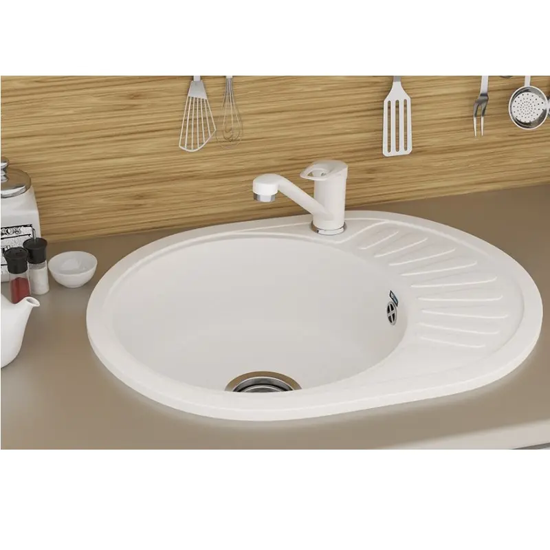 Мойка кухонная Ulgran Classic 57 U-107м-328 Бежевый Мойка кухонная Ulgran Classic 57 U-107м-328 Бежевый — изображение 2