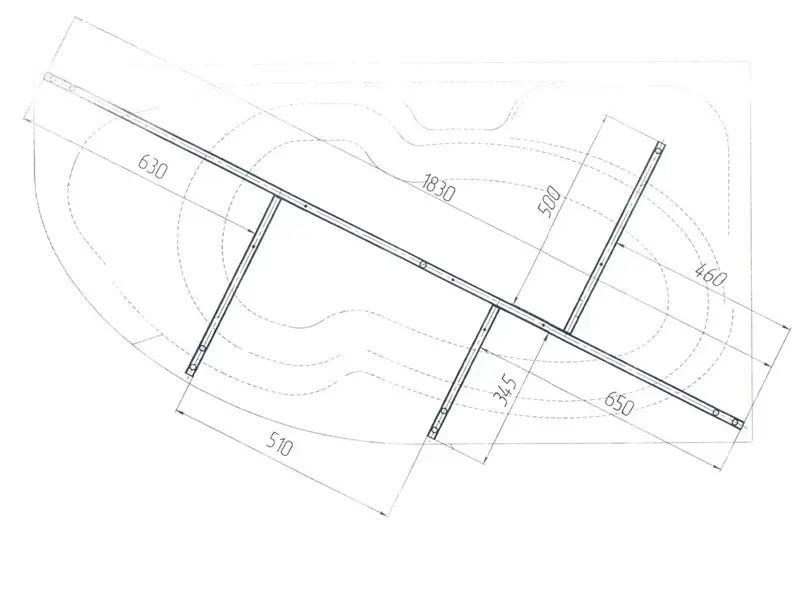 Каркас 1MarKa Diana 90х170 ЮЭУ09318 Каркас 1MarKa Diana 90х170 ЮЭУ09318 — изображение 2