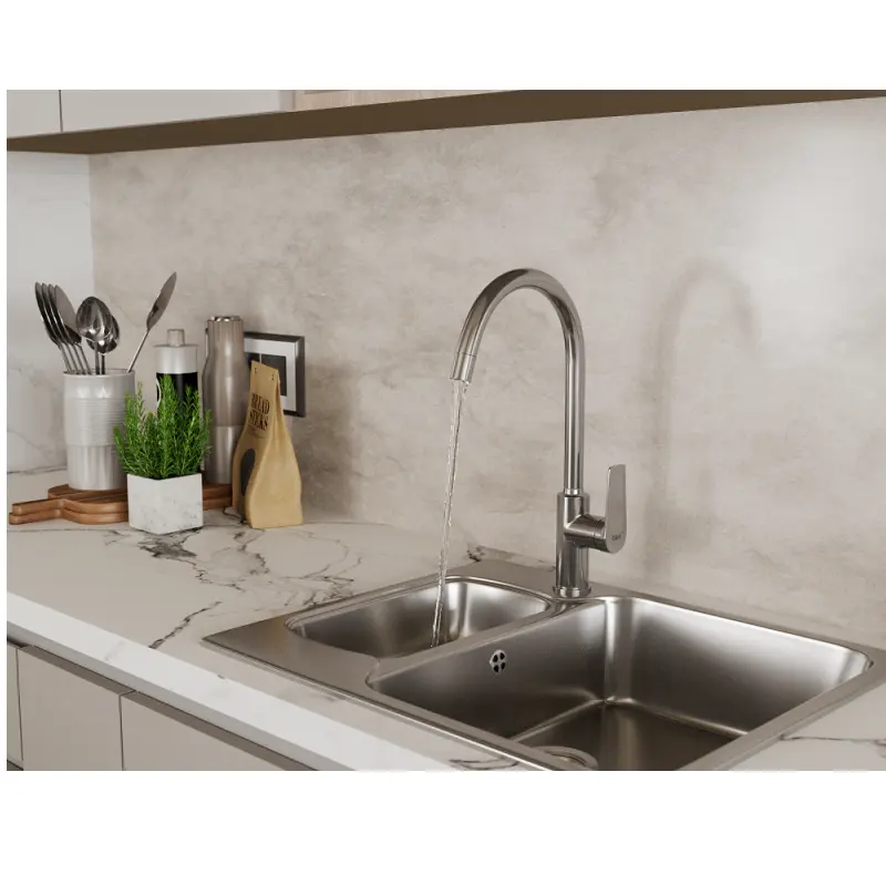 Смеситель для кухни D&K Bayern.Furth Хром глянцевый DA1522401 Смеситель для кухни D&K Bayern.Furth Хром глянцевый DA1522401 — изображение 2