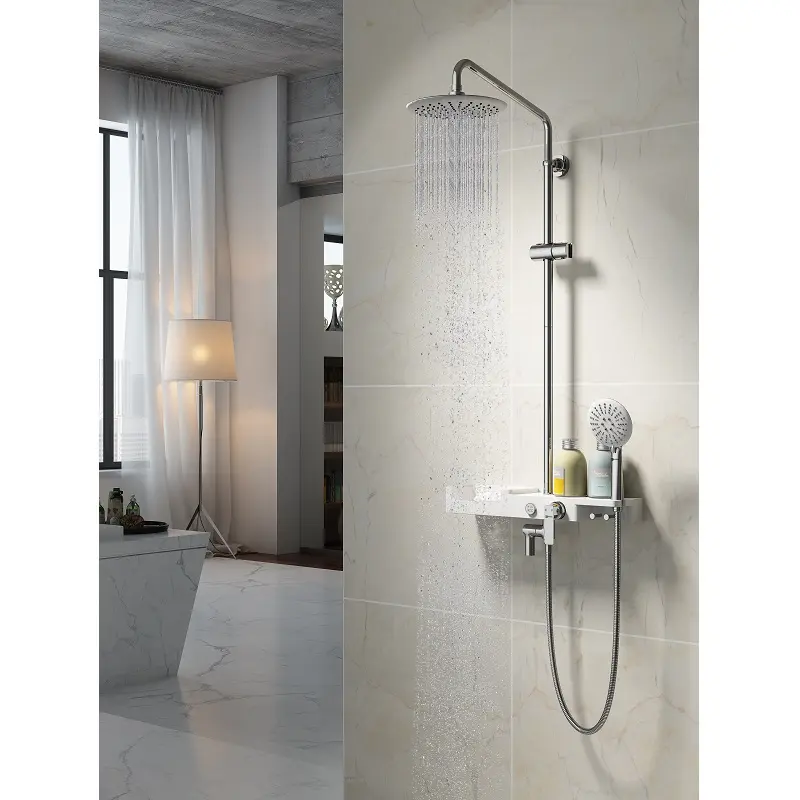 Душевая система Lemark Tropic LM7007C Хром / Белый Душевая система Lemark Tropic LM7007C Хром / Белый — изображение 2