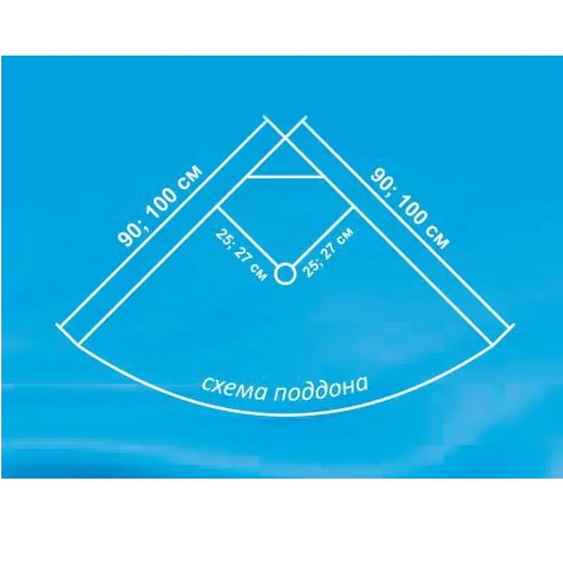 Душевая кабина Водный мир 90х90 ,Хром / Матовое, Низкий поддон Душевая кабина Водный мир 90х90 ,Хром / Матовое, Низкий поддон — изображение 3