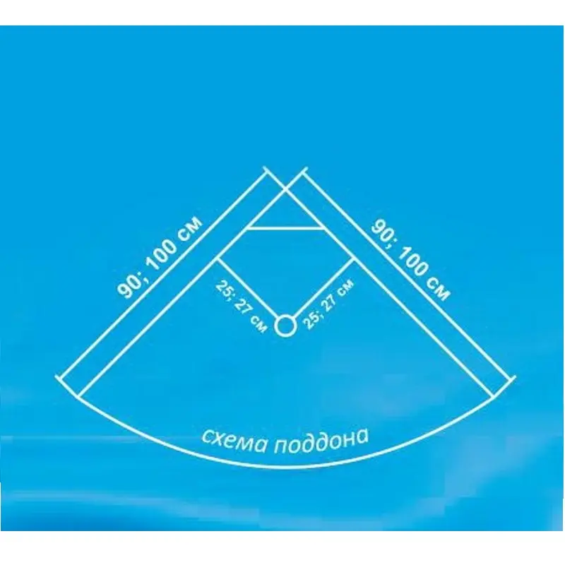 Душевая кабина Водный мир 100х100 Хром / Матовое высокий поддон ВМ820 100 Душевая кабина Водный мир 100х100 Хром / Матовое высокий поддон ВМ820 100 — изображение 3