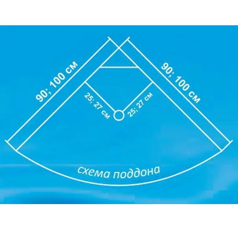 Душевая кабина Водный мир 90х90, Черный / Прозрачное, Высокий поддон Душевая кабина Водный мир 90х90, Черный / Прозрачное, Высокий поддон — изображение 3