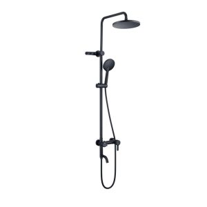 Душевая система Fmark FS83 с изливом Черный матовый FS8345H