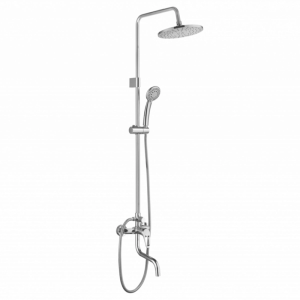 Душевая система Gross aqua Base с изливом Хром глянцевый GA9006SMD011