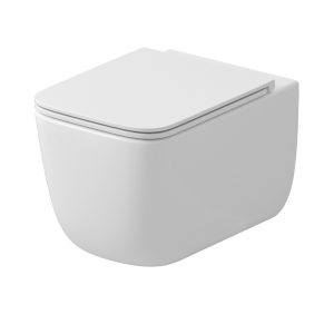 Унитаз подвесной Grossman Tornado с крышкой-сиденье Белый глянцевый GR-4409SQ Унитаз подвесной Grossman Tornado с крышкой-сиденье Белый глянцевый GR-4409SQ