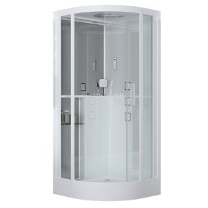 Душевая кабина Grossman Classic 100х100 Белый / Прозрачное GR141