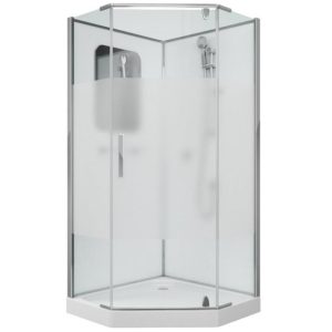 Душевая кабина Grossman Classic 100х100 Хром / Матовое GR170D