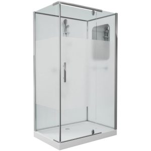 Душевая кабина Grossman Classic 120х80 Хром / Матовое GR172QR