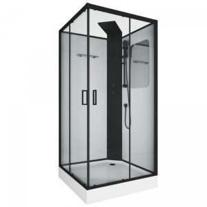 Душевая кабина Grossman Elegans 90х90 Черный / Прозрачное GR251Q