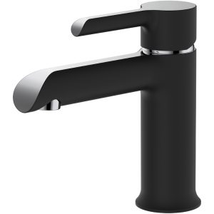 Смеситель для раковины Haiba HB805-7 Черный / Хром HB10805-7