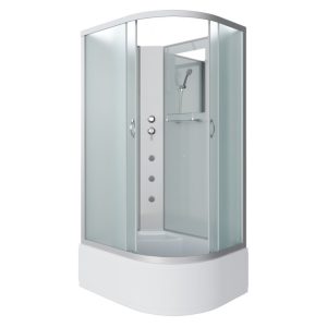 Душевая кабина Niagara Classic 120х80 левая Хром / Матовое NG-2310-14LBKG