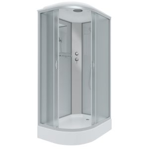 Душевая кабина Niagara Classic 120х80 правая Хром / Матовое NG-3312-14R