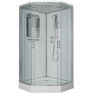 Душевая кабина Niagara Premium 90х90 Хром / Прозрачное NG-6001-01D