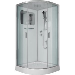 Душевая кабина Niagara Premium 100х100 Хром / Прозрачное NG-6002-01