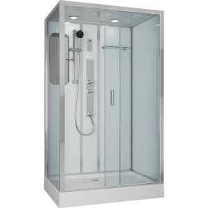 Душевая кабина Niagara Premium 80х120 правая Хром / Прозрачное NG-6012-01GQR