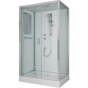 Душевая кабина Niagara Premium 120х80 левая Хром / Прозрачное NG-6012-01QL