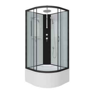 Душевая кабина Niagara Classic 90х90 Черный / Прозрачное NG-6708-14BKT