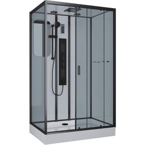 Душевая кабина Niagara Premium 80х120 левая Черный / Тонированное NG-6912-01GQRBLACK