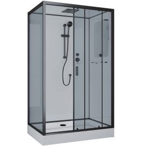 Душевая кабина Niagara Premium 80х120 левая Черный / Тонированное NG-6912-01QRBLACK