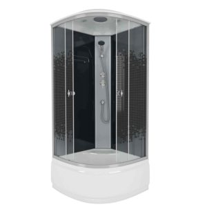 Душевая кабина Niagara Eco 80х80 Хром / С рисунком NG-7507-14