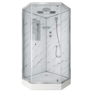 Душевая кабина Niagara Luxe 90х90 Хром / Прозрачное NG-7701DM