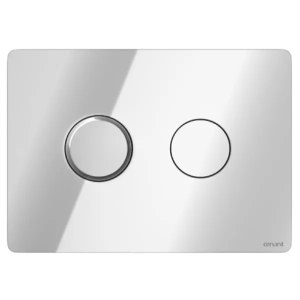 Клавиша смыва Cersanit Accento Circle пневматическая Хром глянцевый P-BU-ACN-CIR/Cg/69074