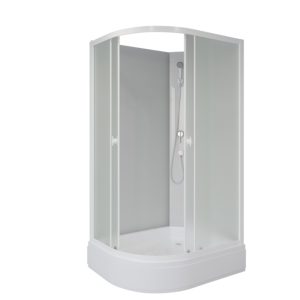 Душевая кабина Niagara Promo 100х80 правая Белый / Матовое