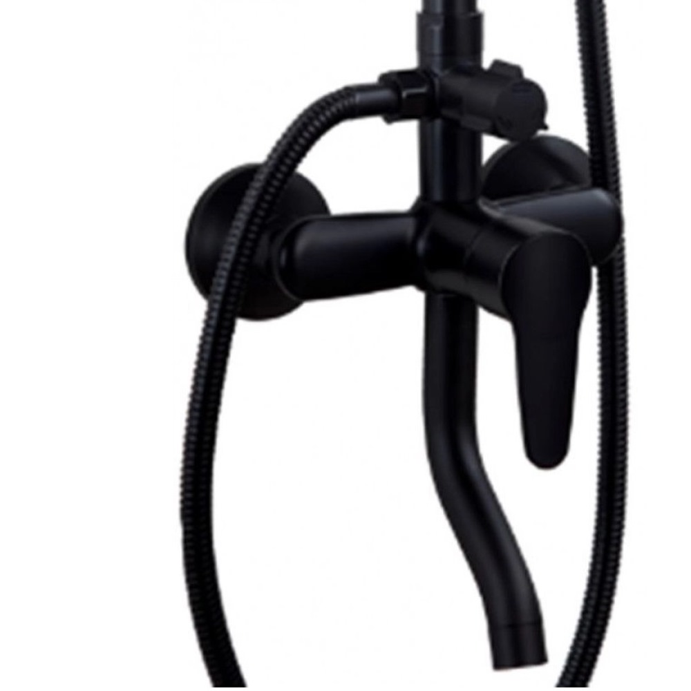 Душевая система Fashun PLStart с изливом Черный матовый PL2401-7 Душевая система Fashun PLStart с изливом Черный матовый PL2401-7 — изображение 2