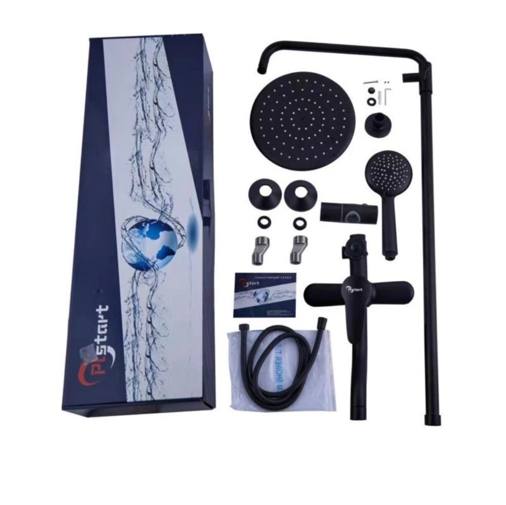 Душевая система Fashun PLStart с изливом Черный матовый PL2401-7 Душевая система Fashun PLStart с изливом Черный матовый PL2401-7 — изображение 3