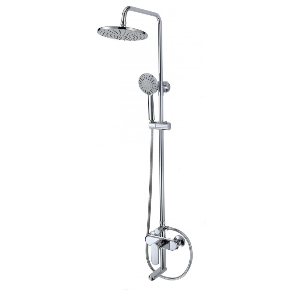 Душевая система Savol S60 с изливом Хром глянцевый S-600308 Душевая система Savol S60 с изливом Хром глянцевый S-600308