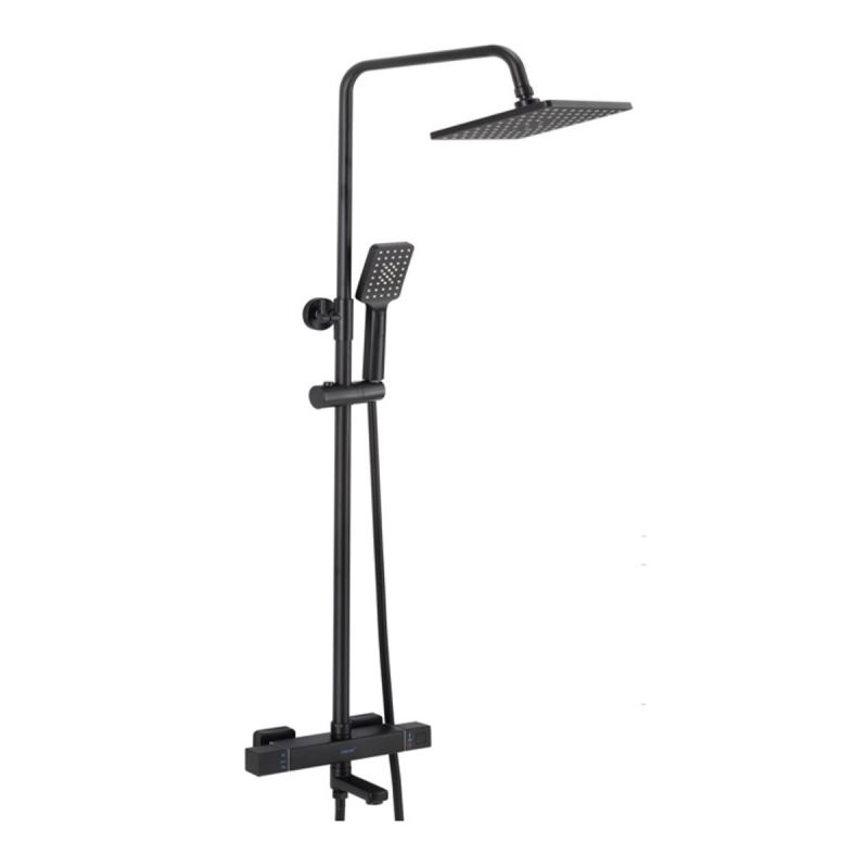 Душевая система Savol S-GR с изливом Черный матовый S-GR90C1-H Душевая система Savol S-GR с изливом Черный матовый S-GR90C1-H