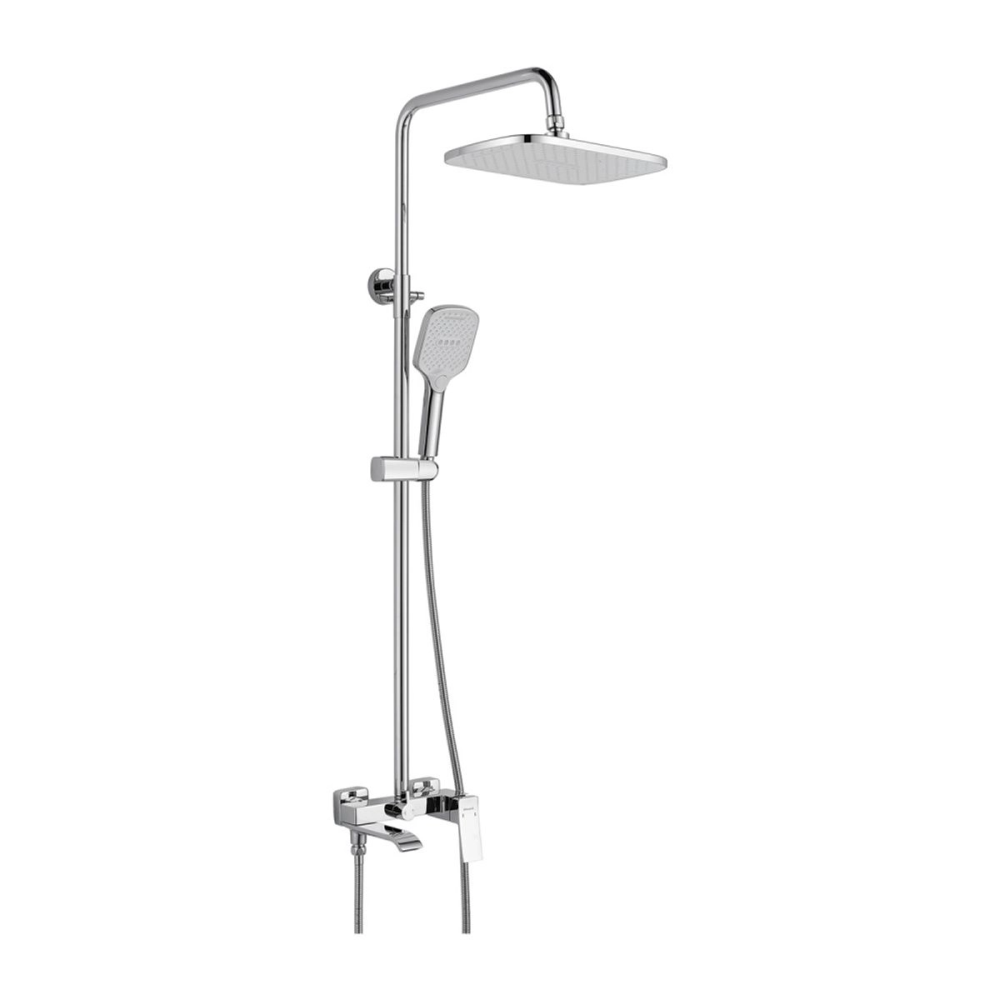 Душевая система Shevanik S40 с изливом Хром глянцевый S4036 Душевая система Shevanik S40 с изливом Хром глянцевый S4036