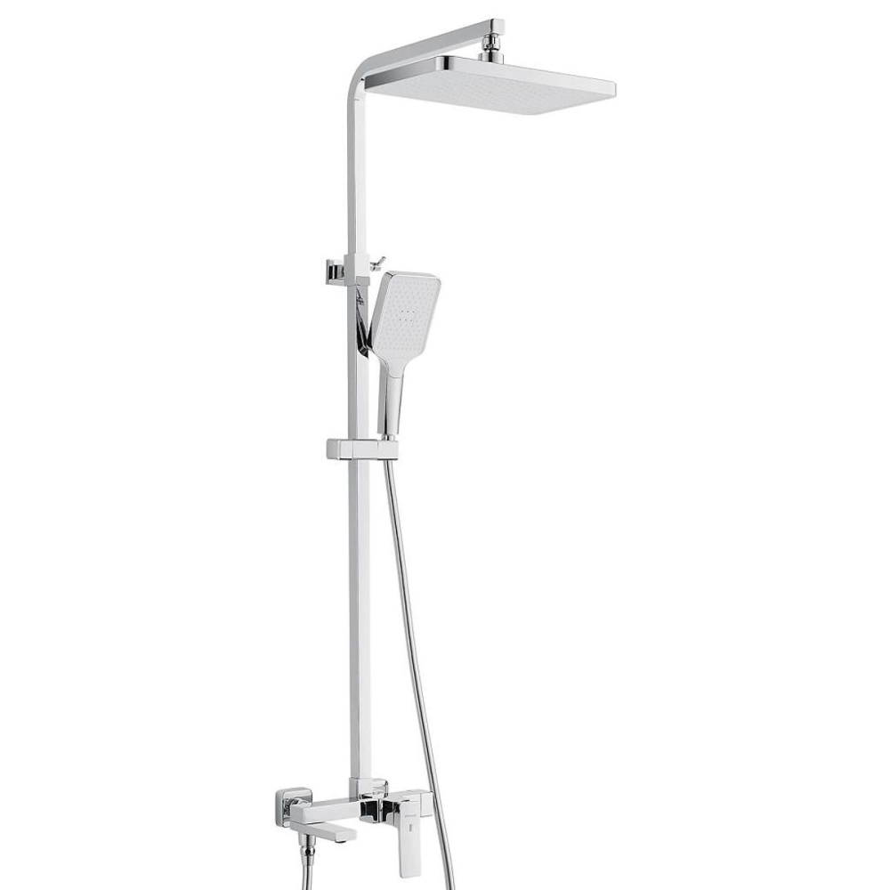 Душевая система Shevanik S46 с изливом Хром глянцевый S4636 Душевая система Shevanik S46 с изливом Хром глянцевый S4636