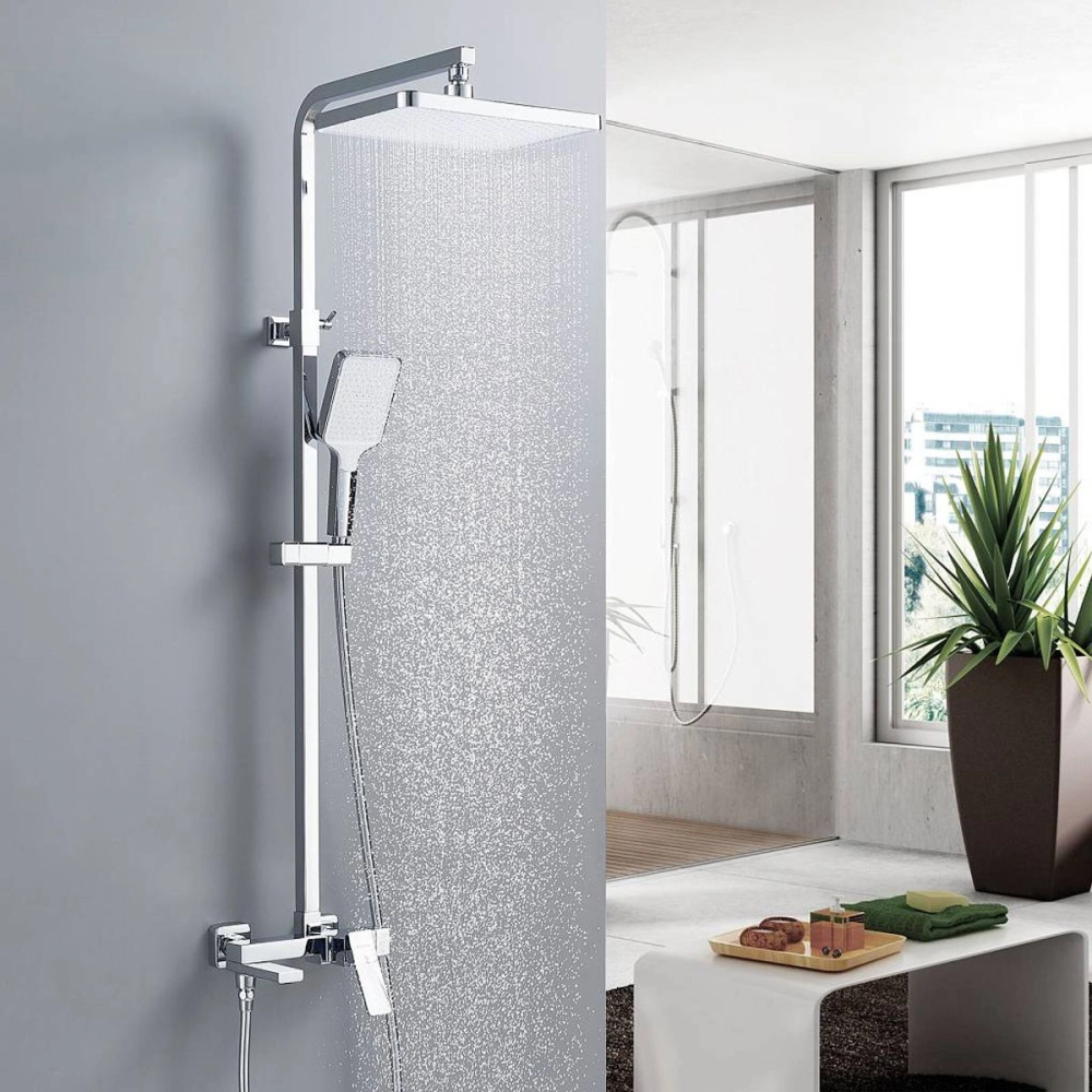 Душевая система Shevanik S46 с изливом Хром глянцевый S4636 Душевая система Shevanik S46 с изливом Хром глянцевый S4636 — изображение 2
