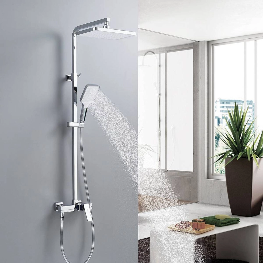 Душевая система Shevanik S46 с изливом Хром глянцевый S4636 Душевая система Shevanik S46 с изливом Хром глянцевый S4636 — изображение 3