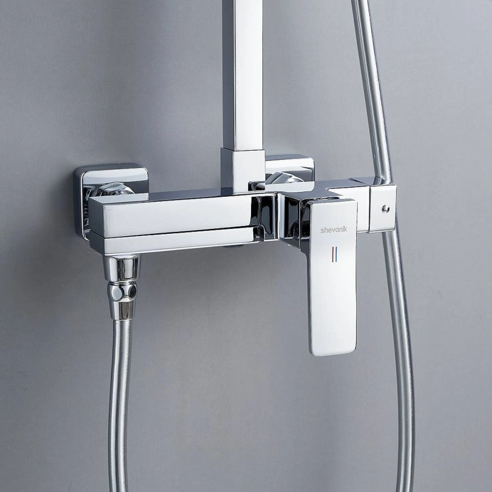 Душевая система Shevanik S46 с изливом Хром глянцевый S4636 Душевая система Shevanik S46 с изливом Хром глянцевый S4636 — изображение 4