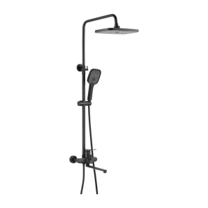 Душевая система Shevanik с изливом Черный матовый S6236H Душевая система Shevanik с изливом Черный матовый S6236H