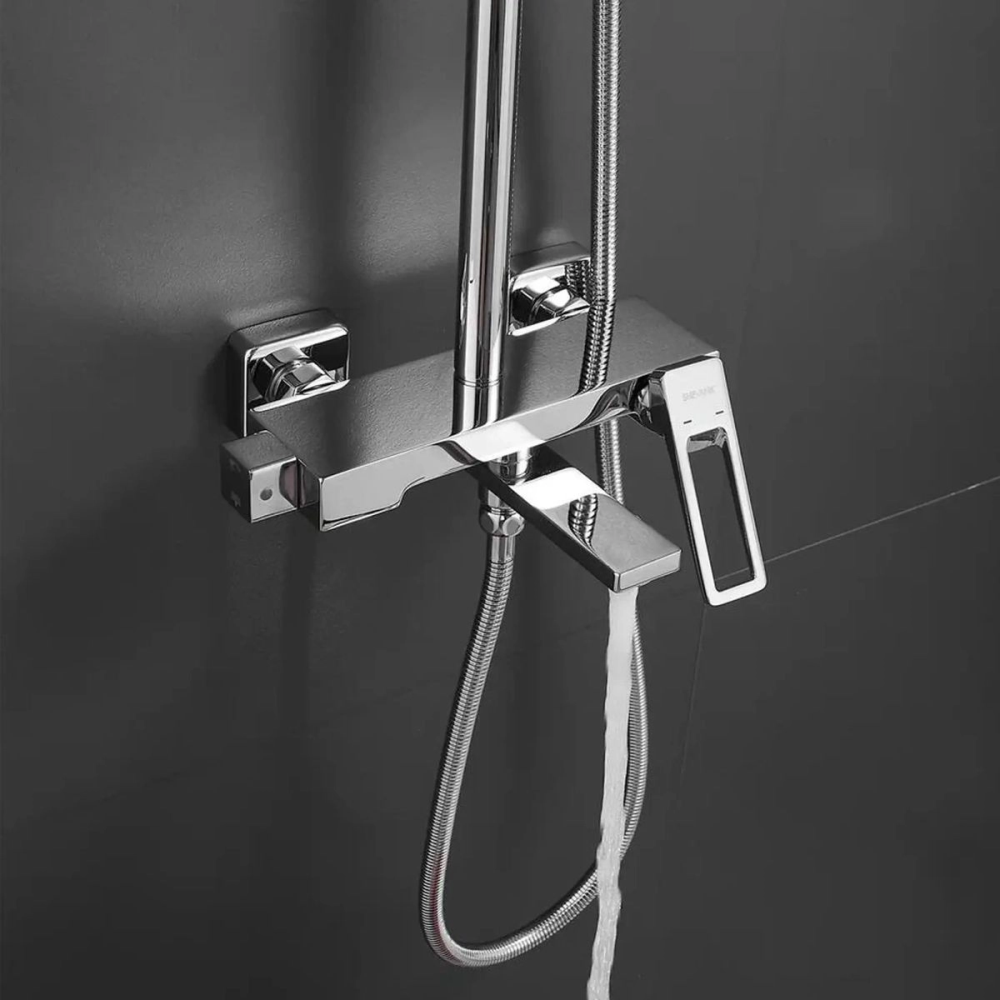 Душевая система Shevanik S68 с изливом Хром глянцевый S6836 Душевая система Shevanik S68 с изливом Хром глянцевый S6836 — изображение 2